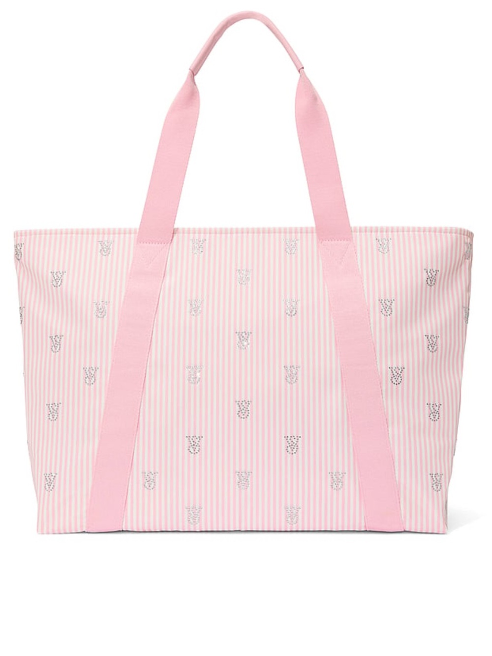 Victoria’s Secret Pink Striped Tote Bag - Casual Everyday Carry